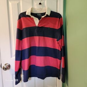 Mens polo by Ralph lauren rugby polo shirt size m vintage